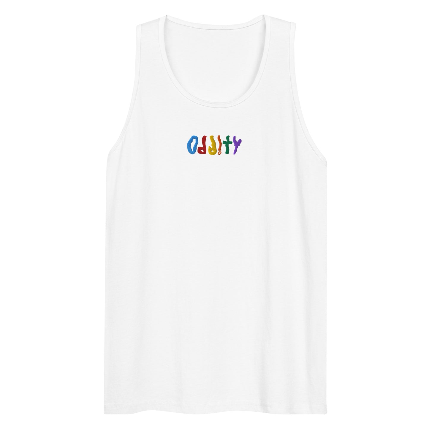 EMBROIDERED ODDITY COLOR LOGO TANK TOP (4 COLORS)