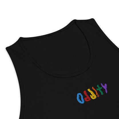 EMBROIDERED ODDITY COLOR LOGO TANK TOP (4 COLORS)