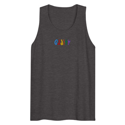 EMBROIDERED ODDITY COLOR LOGO TANK TOP (4 COLORS)