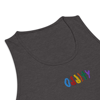 EMBROIDERED ODDITY COLOR LOGO TANK TOP (4 COLORS)