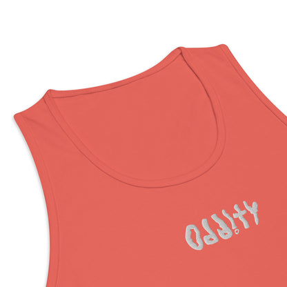 EMBROIDERED ODDITY WHITE LOGO TANK TOP (11 COLORS)