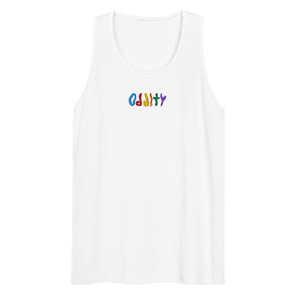 EMBROIDERED ODDITY COLOR LOGO TANK TOP (4 COLORS)
