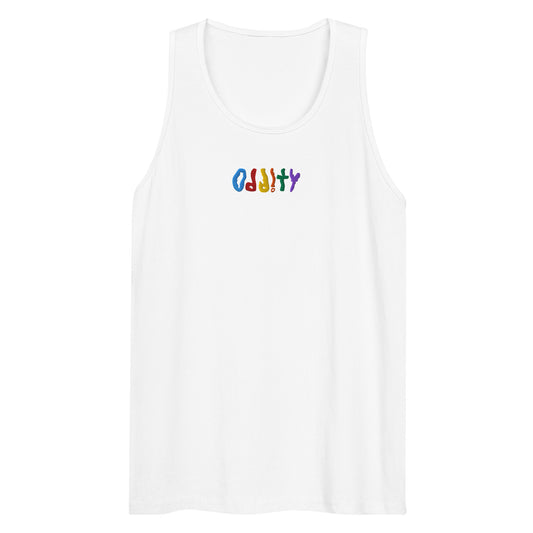 EMBROIDERED ODDITY COLOR LOGO TANK TOP (4 COLORS)