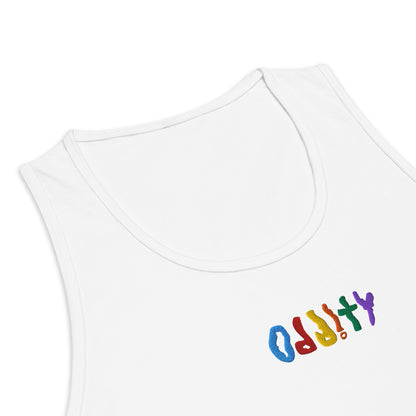 EMBROIDERED ODDITY COLOR LOGO TANK TOP (4 COLORS)