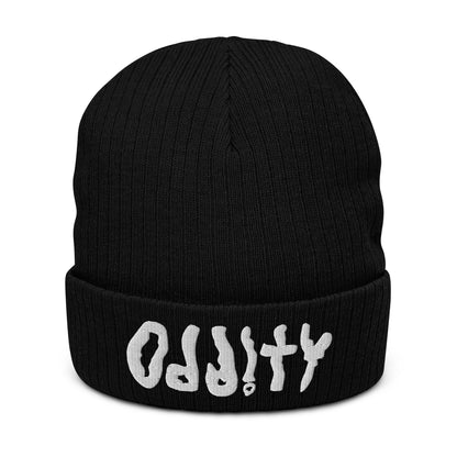ODDITY LOGO RIBBED KNIT BEANIE (8 COLORS)