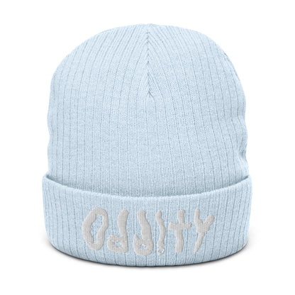ODDITY LOGO RIBBED KNIT BEANIE (8 COLORS)