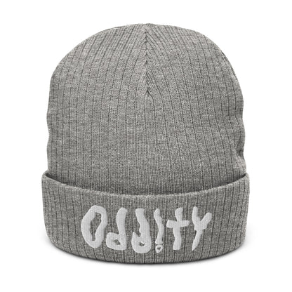 ODDITY LOGO RIBBED KNIT BEANIE (8 COLORS)
