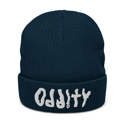 ODDITY LOGO RIBBED KNIT BEANIE (8 COLORS)