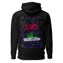 Load image into Gallery viewer, EMBROIDERED ODDITY COLOR LOGO HOODIE (ALIEN)
