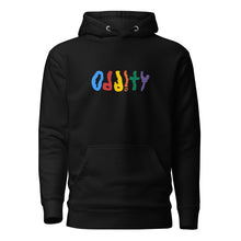 Load image into Gallery viewer, EMBROIDERED ODDITY LOGO COLOR HOODIE (SPACE PUNK)
